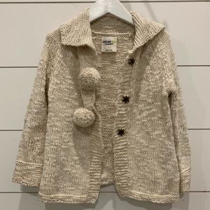 Genuine Kids Oshkosh Size 4T Cardigan Sweater